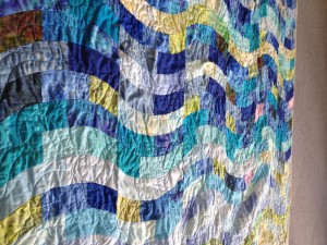 Waves, sea, quilting