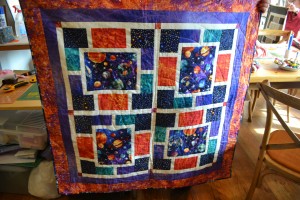 Miss P's finished lap quilt