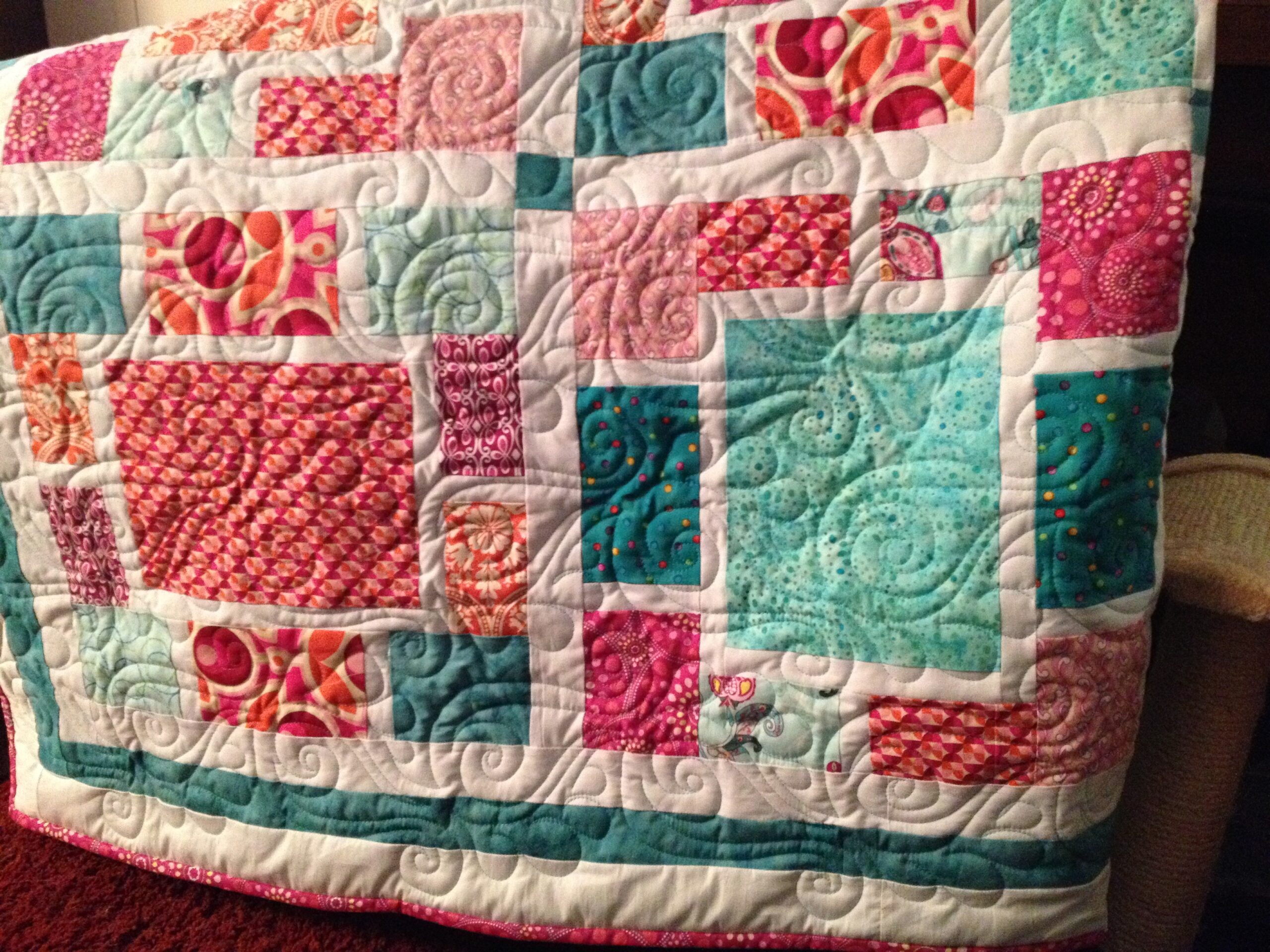 Patchwork in the Peaks 5 Mystery quilt
