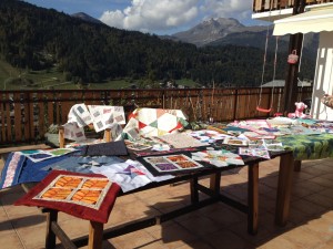 Peaks spread, quilt, retreats