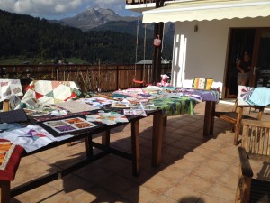 Peaks spread, quilt, retreats