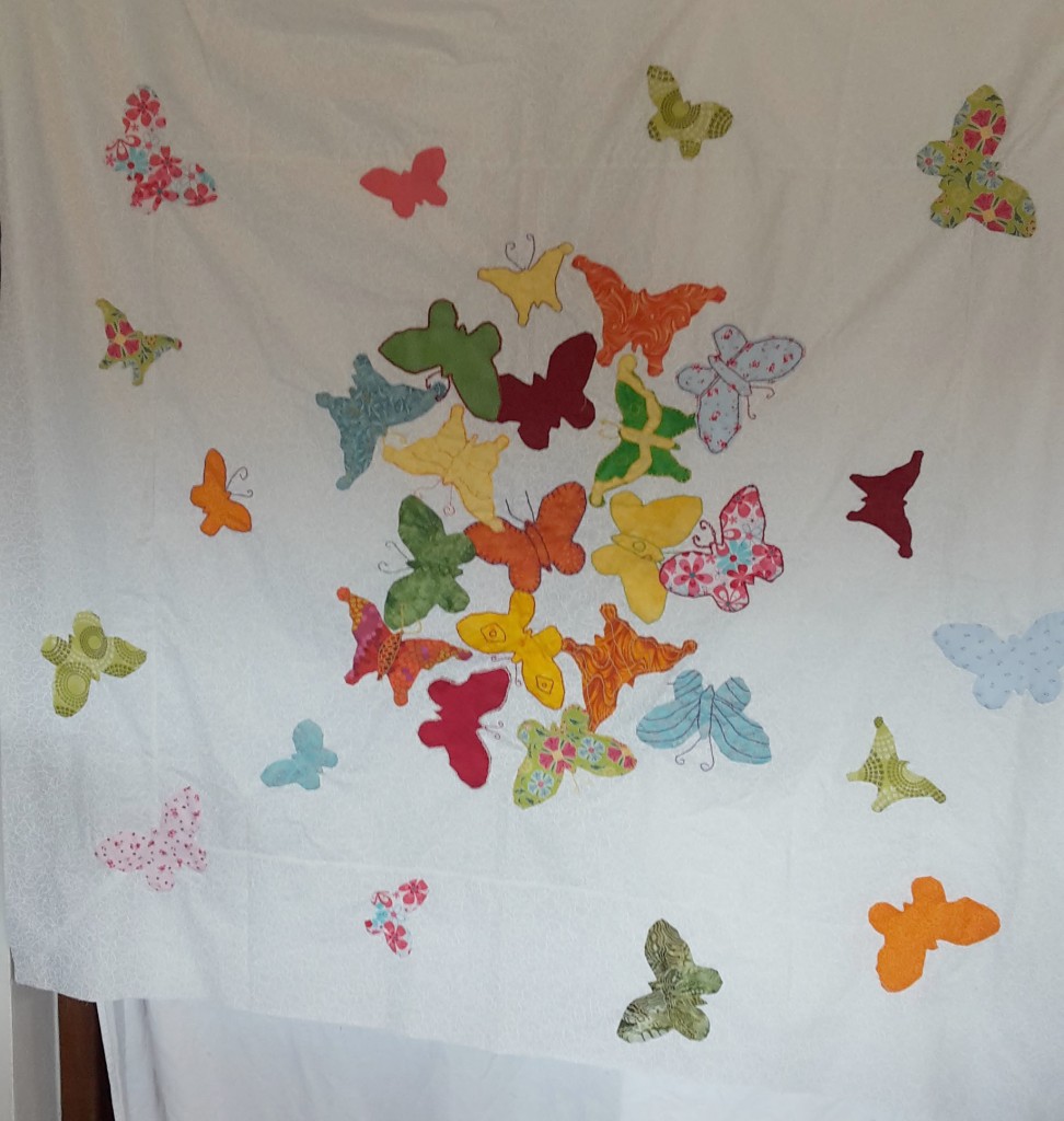 Appliqued Butterflies