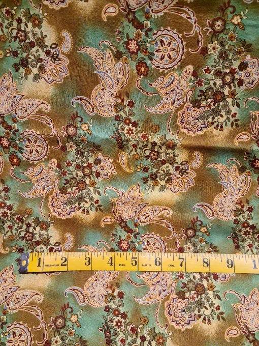 Green - Brown Paisley - Image 2